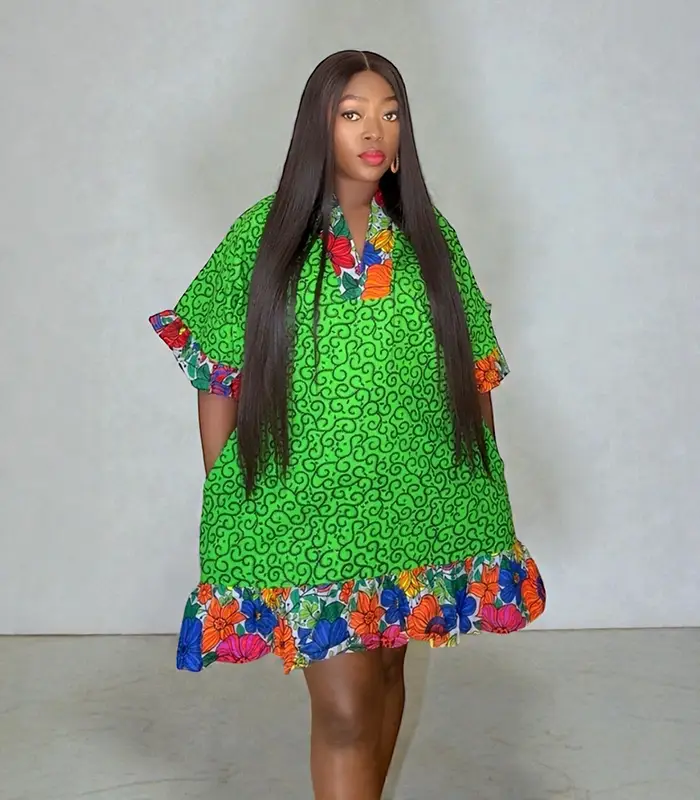 isi-green-1 ISIÒMA dress - Image 1