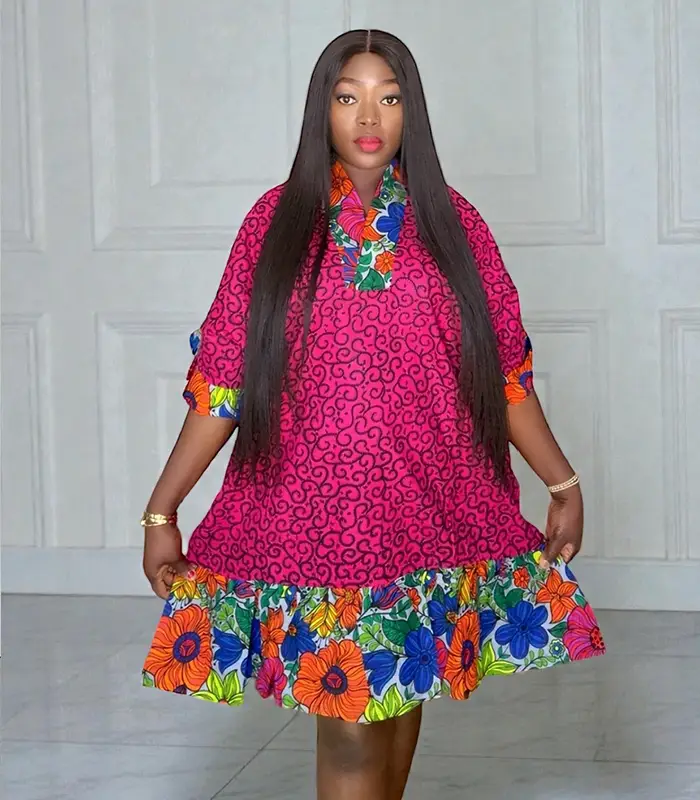 isi-pink-1 ISIÒMA dress - Image 1