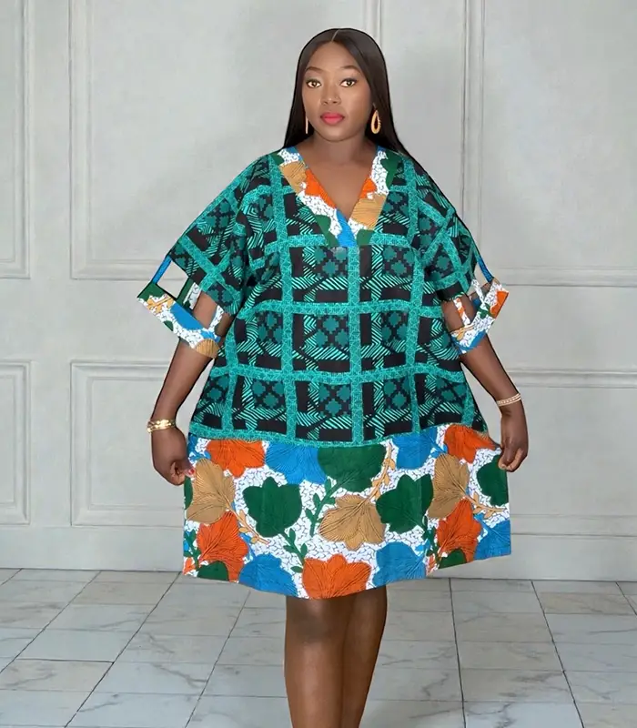 zina-teal ZINA dress - Image 1